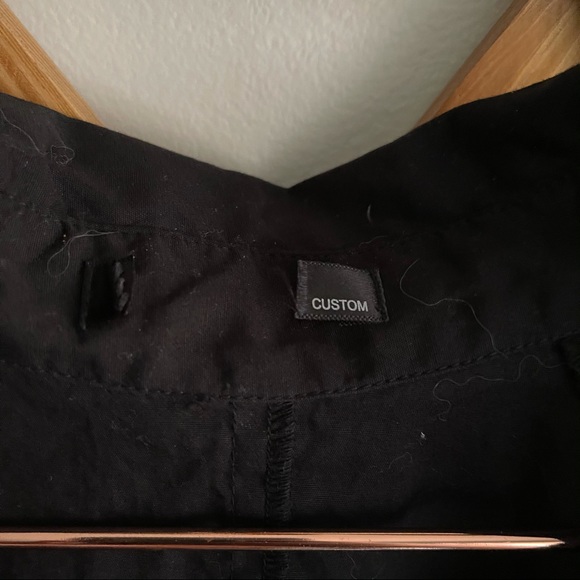 Eshakti Black Cotton Poplin Dress - Picture 5 of 10